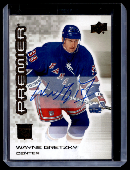 2024-25 Upper Deck Premier - Bronze Autographs - SP - Greats - Wayne Gretzky #99