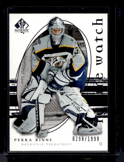 2005-06 Upper Deck SP Authentic - Future Watch - Pekka Rinne #271 /1999 RC