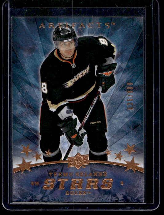 2008-09 Upper Deck Artifacts - Stars - Teemu Selanne #197 /999