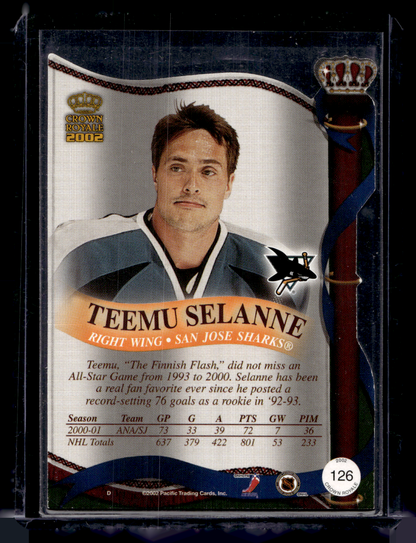 2001-02 Pacific Crown Royale - Premiere Date - Teemu Selanne #126 /60