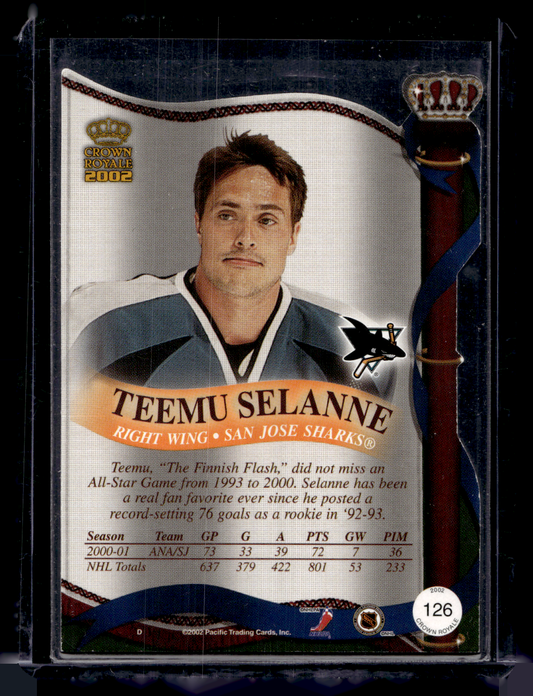 2001-02 Pacific Crown Royale - Premiere Date - Teemu Selanne #126 /60