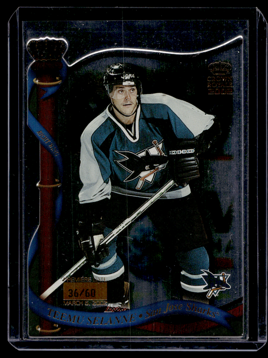 2001-02 Pacific Crown Royale - Premiere Date - Teemu Selanne #126 /60