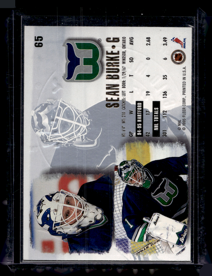 1995-96 Fleer Ultra - Gold Medallion Edition - Sean Burke #65