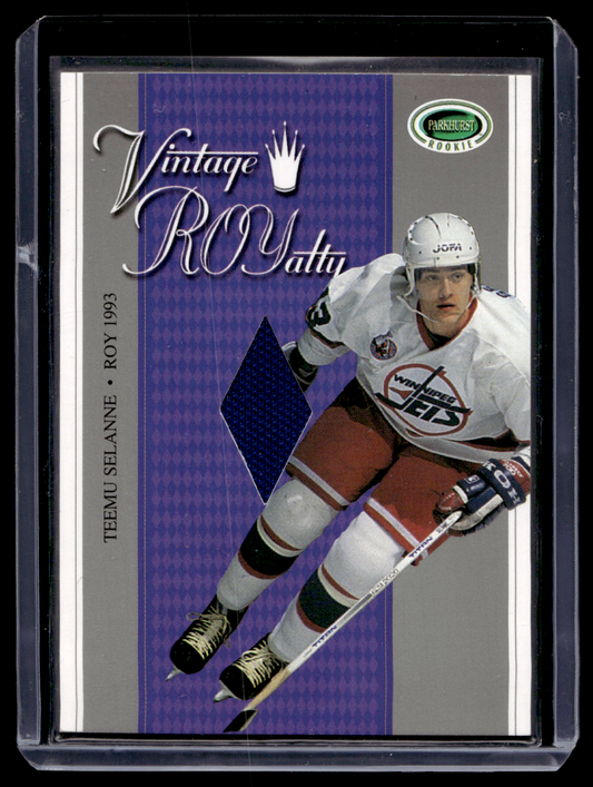 2003-04 In the Game Parkhurst Rookie - Vintage ROYalty - Teemu Selanne #VR-5