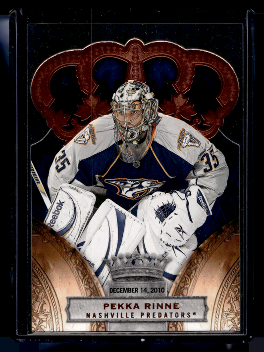 2010-11 Panini Crown Royale - Premiere Date - Pekka Rinne #55 /100