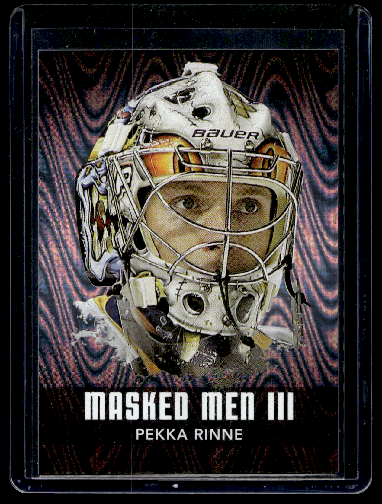2010-11 In the Game Between the Pipes - Masked Men III - Silver - Pekka Rinne #MM-41 /100