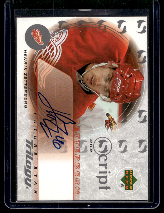 2003-04 Upper Deck Trilogy - Script - Henrik Zetterberg #S1-HZ