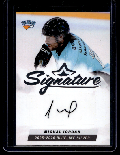 2025-26 Blueline Signature Silver - Michal Jordan #AU-MJ /80