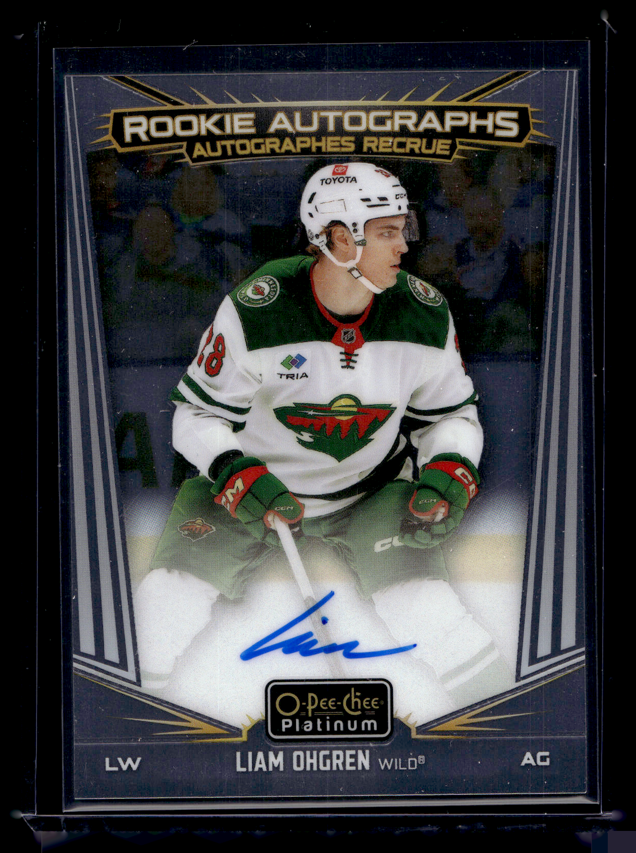 2024-25 Upper Deck OPC Platinum - Rookie Autographs - Liam Ohgren #R-LO RY