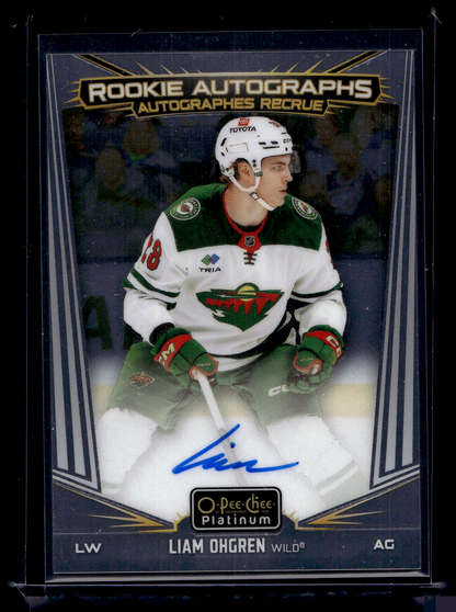 2024-25 Upper Deck OPC Platinum - Rookie Autographs - Liam Ohgren #R-LO RY