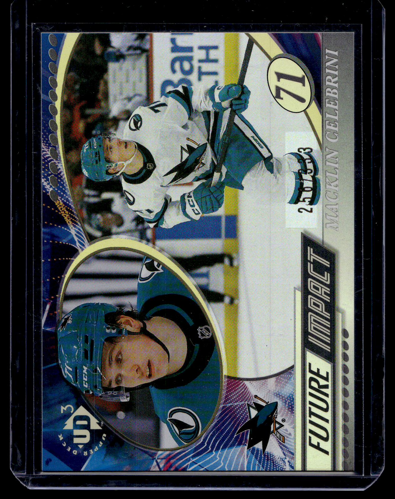 2024-25 Upper Deck Extended Series - UD3 - Gold - Macklin Celebrini #UD3-17 /333 RY