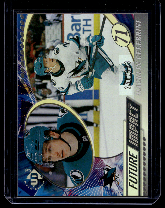 2024-25 Upper Deck Extended Series - UD3 - Gold - Macklin Celebrini #UD3-17 /333 RY