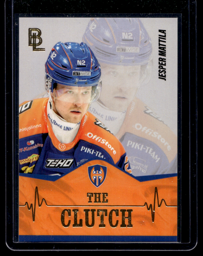 2025-26 Blueline - The Clutch Gold - Jesper Mattila #TC-14 /300