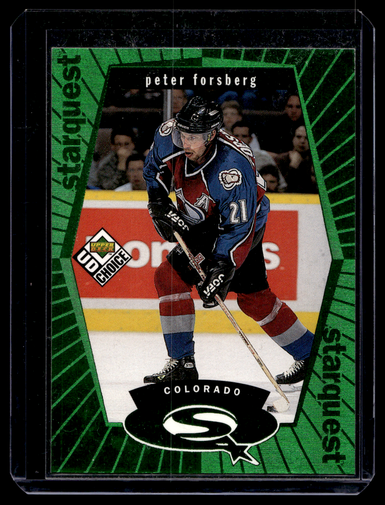 1998-99 Upper Deck UD Choice - Starquest - Green - Peter Forsberg #SQ20