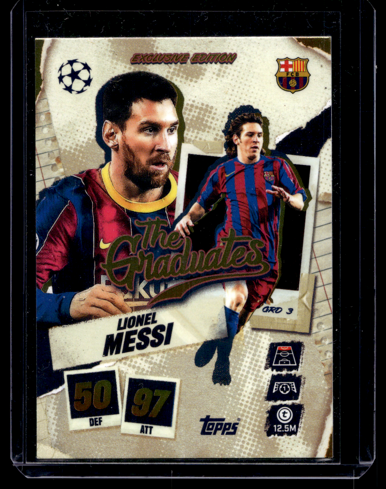2025-26 Topps Match Attax - Exclusive Edition - The Graduates - Lionel Messi #GRD3