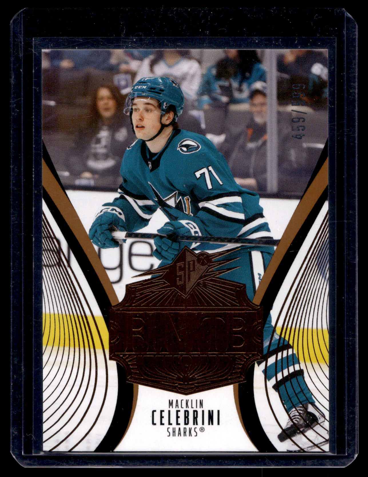 2025-26 Upper Deck SPx - Finite - Bronze - Macklin Celebrini #25 /599
