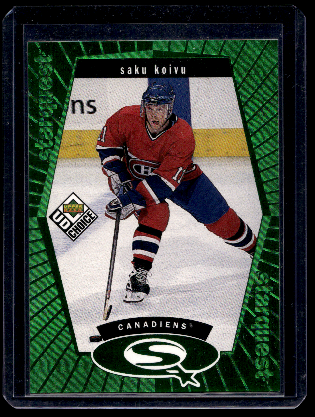 1998-99 Upper Deck UD Choice - Starquest - Green - Saku Koivu #SQ8