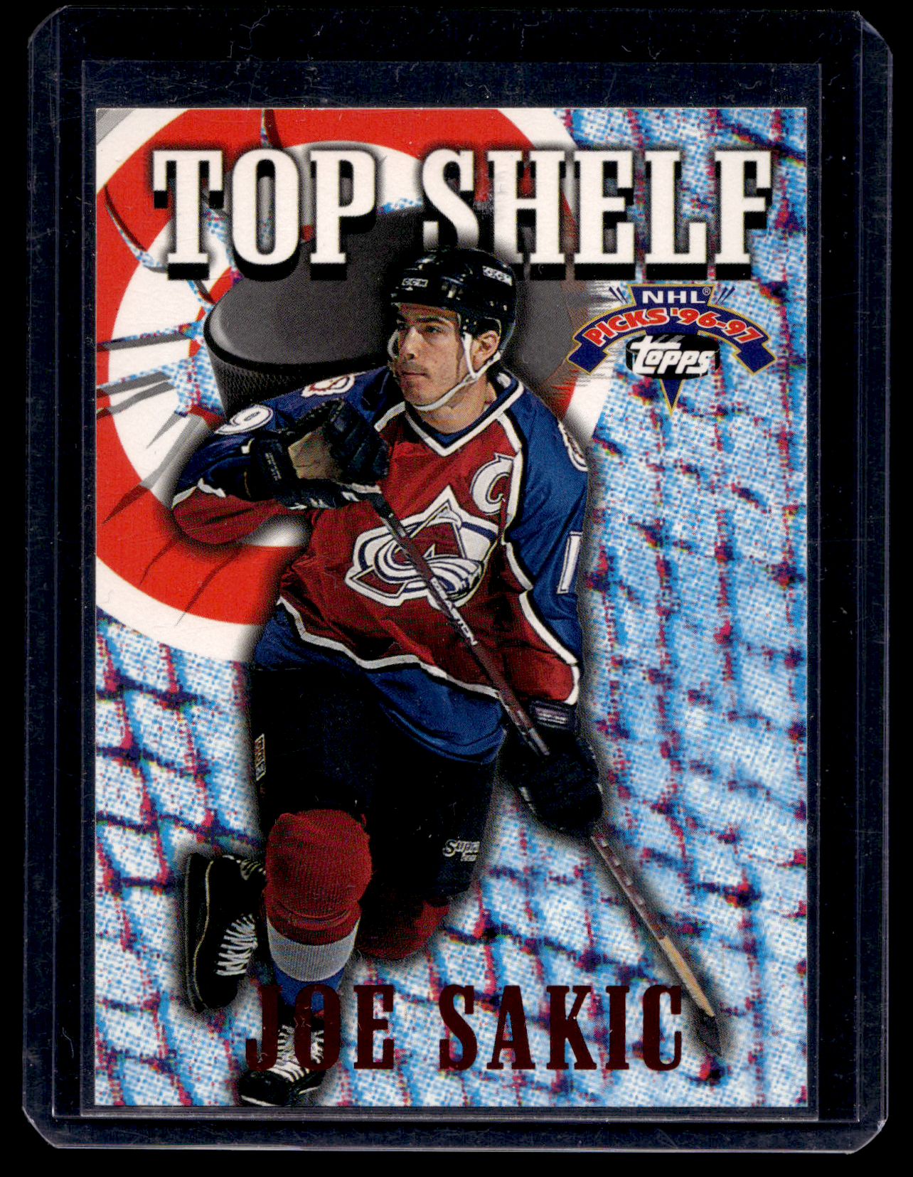 1996-97 Topps NHL Picks - Top Shelf - Joe Sakic #TS12