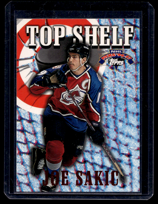 1996-97 Topps NHL Picks - Top Shelf - Joe Sakic #TS12