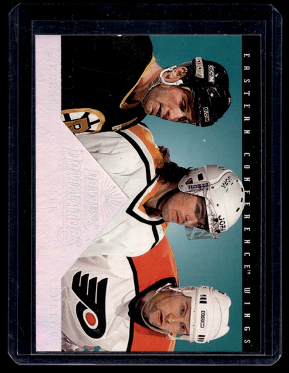 1994-95 Donruss - Dominators - Mikael Renberg / Jaromir Jagr / Cam Neely #4