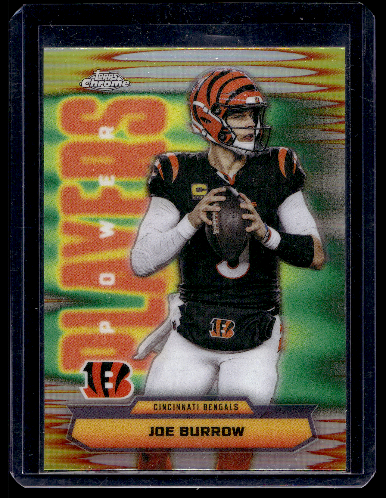 2025 Topps Chrome - Power Players - Refractor - Joe Burrow #PP-5