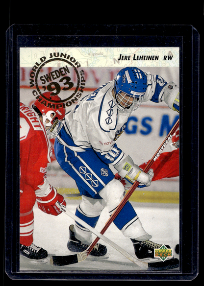 1992-93 Upper Deck - World Juniors Championships - Jere Lehtinen #615 PRC