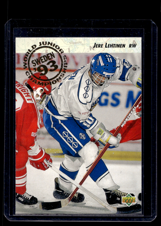 1992-93 Upper Deck - World Juniors Championships - Jere Lehtinen #615 PRC