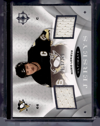 2008-09 Upper Deck Ultimate Collection - Ultimate Jersey - Mario Lemieux #UJ-ML /100