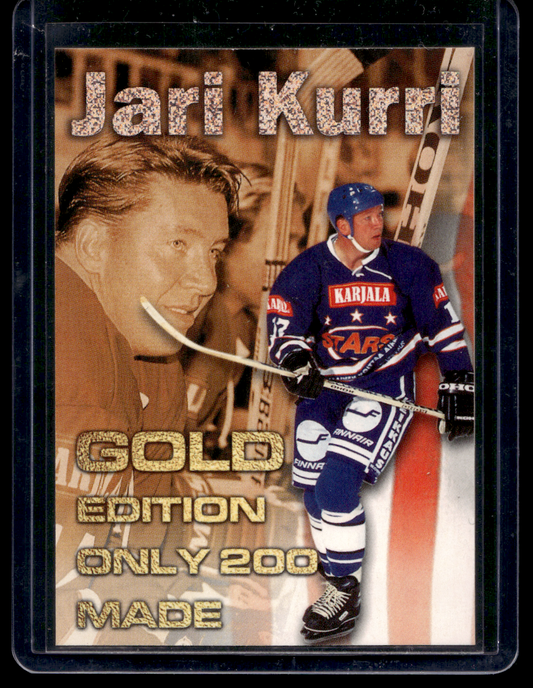 2001-02 Cardset Finland - Hockey Hall Of Fame - Gold - Jari Kurri /200