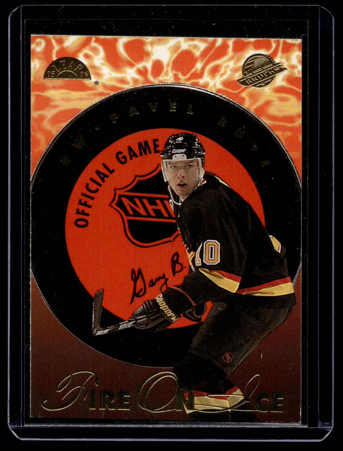 1995-96 Leaf - Fire on Ice - Pavel Bure #1 /10000