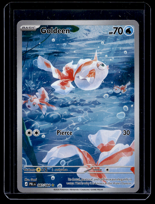 2026 Pokemon - Mega Evolutions - Pitch Black - Illustration Rare - Goldeen #087