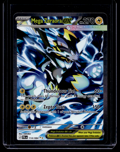 2026 Pokemon - Mega Evolutions - Pitch Black - Special Illustration Rare - Mega Zeraora ex #114