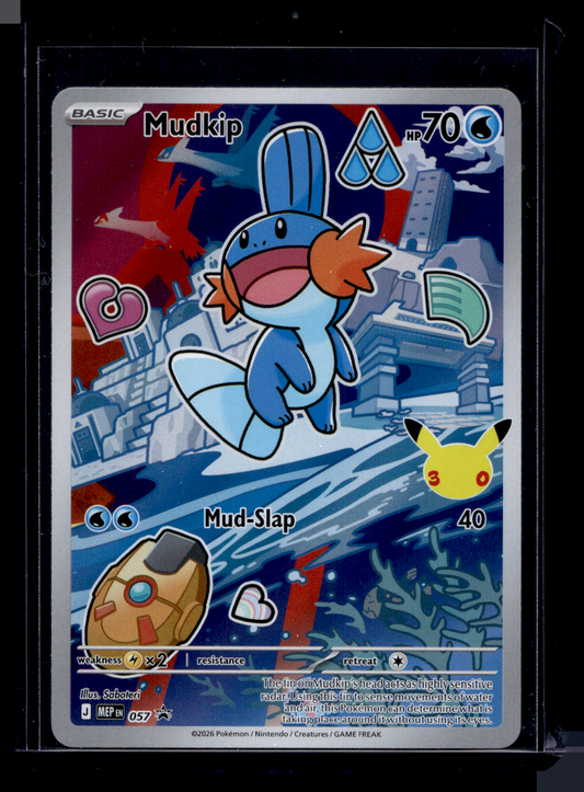 2026 Pokemon - Mega Evolutions - Black Star Promos - Promos - Mudkip #057