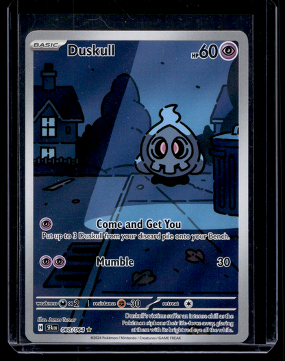 2024 Pokemon - Scarlet & Violet - Shrouded Fable - Illustration Rare - Duskull #068