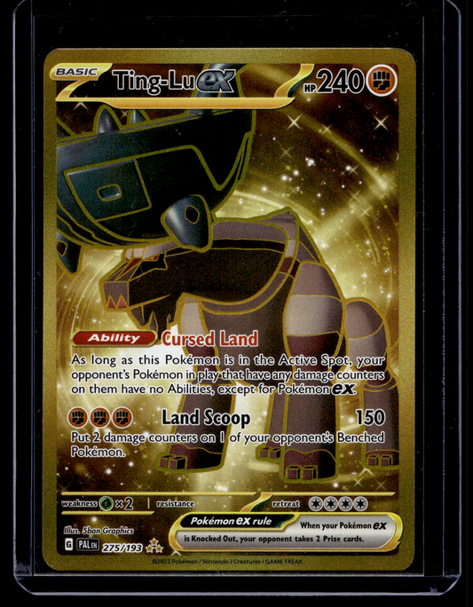 2023 Pokemon - Scarlet & Violet - Paldea Evolved - Hyper Rare - Ting-Lu ex #275
