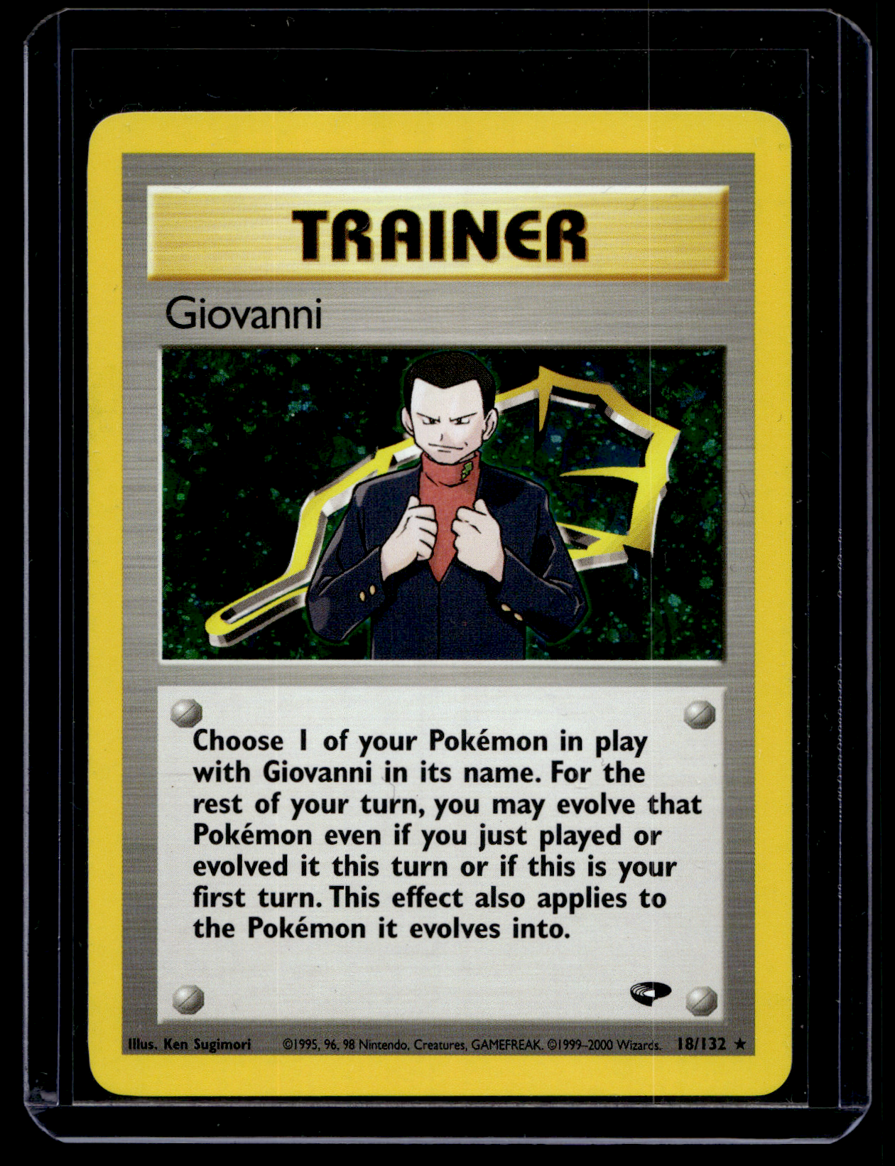 2000 Pokemon Gym Challenge - Holo - Giovanni #18