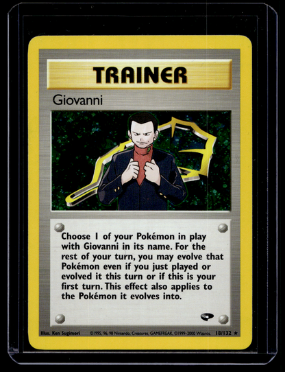 2000 Pokemon Gym Challenge - Holo - Giovanni #18