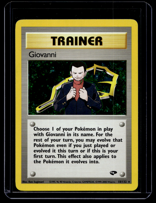 2000 Pokemon Gym Challenge - Holo - Giovanni #18