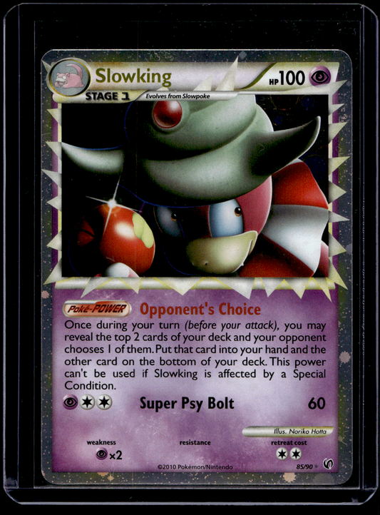 2010 Pokemon HeartGold & SoulSilver - Undaunted - Holo Rare - Slowking #85