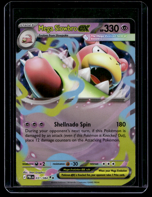 2026 Pokemon - Mega Evolutions - Pitch Black - Mega Slowbro ex #031