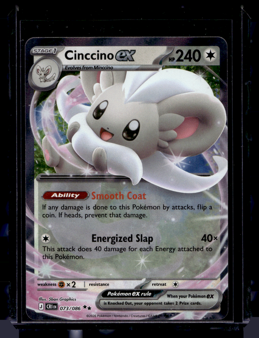 2026 Pokemon - Mega Evolutions - Pitch Black - Cinccino #073