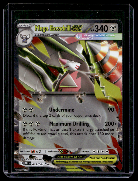 2026 Pokemon - Mega Evolutions - Pitch Black - Mega Excadrill #065