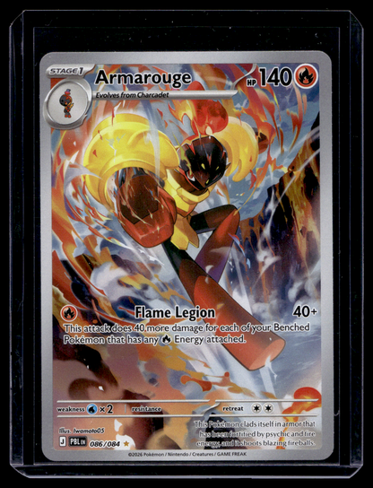 2026 Pokemon - Mega Evolutions - Pitch Black - Illustration Rare - Armarogue #086