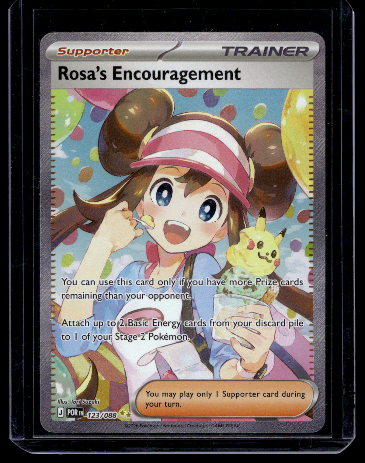 2026 Pokemon - Perfect Order - Special Illustration Rare - Rosa's Encouragement #123