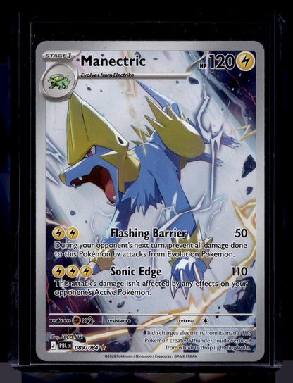 2026 Pokemon - Mega Evolutions - Pitch Black - Illustration Rare - Manectric #089