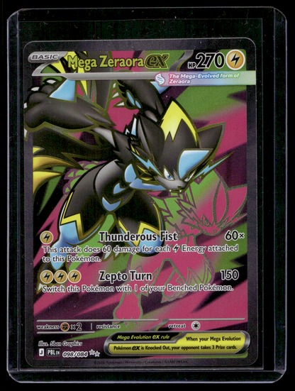 2026 Pokemon - Mega Evolutions - Pitch Black - Ultra Rare - Mega Zeraora ex#098