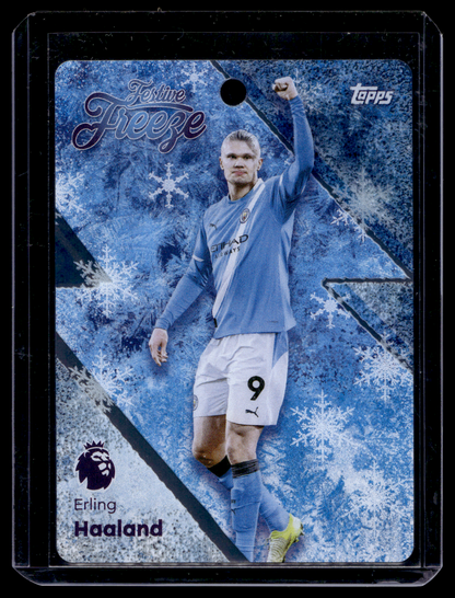 2025 Topps Premier League - Erling Haaland - Festive Freeze #FF9