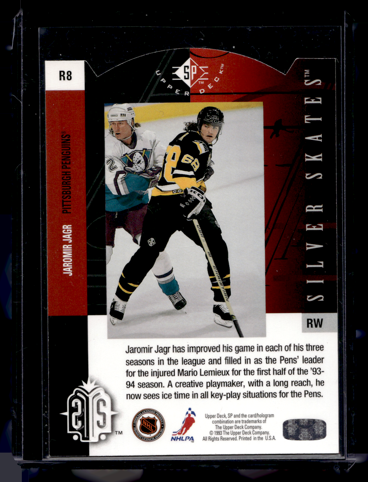 1993-94 Upper Deck - SP Silver Skates - Jaromir Jagr #R8