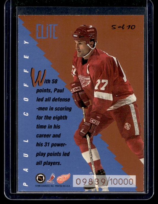 1995-96 Donruss - Elite Series - Paul Coffey #5 /10000