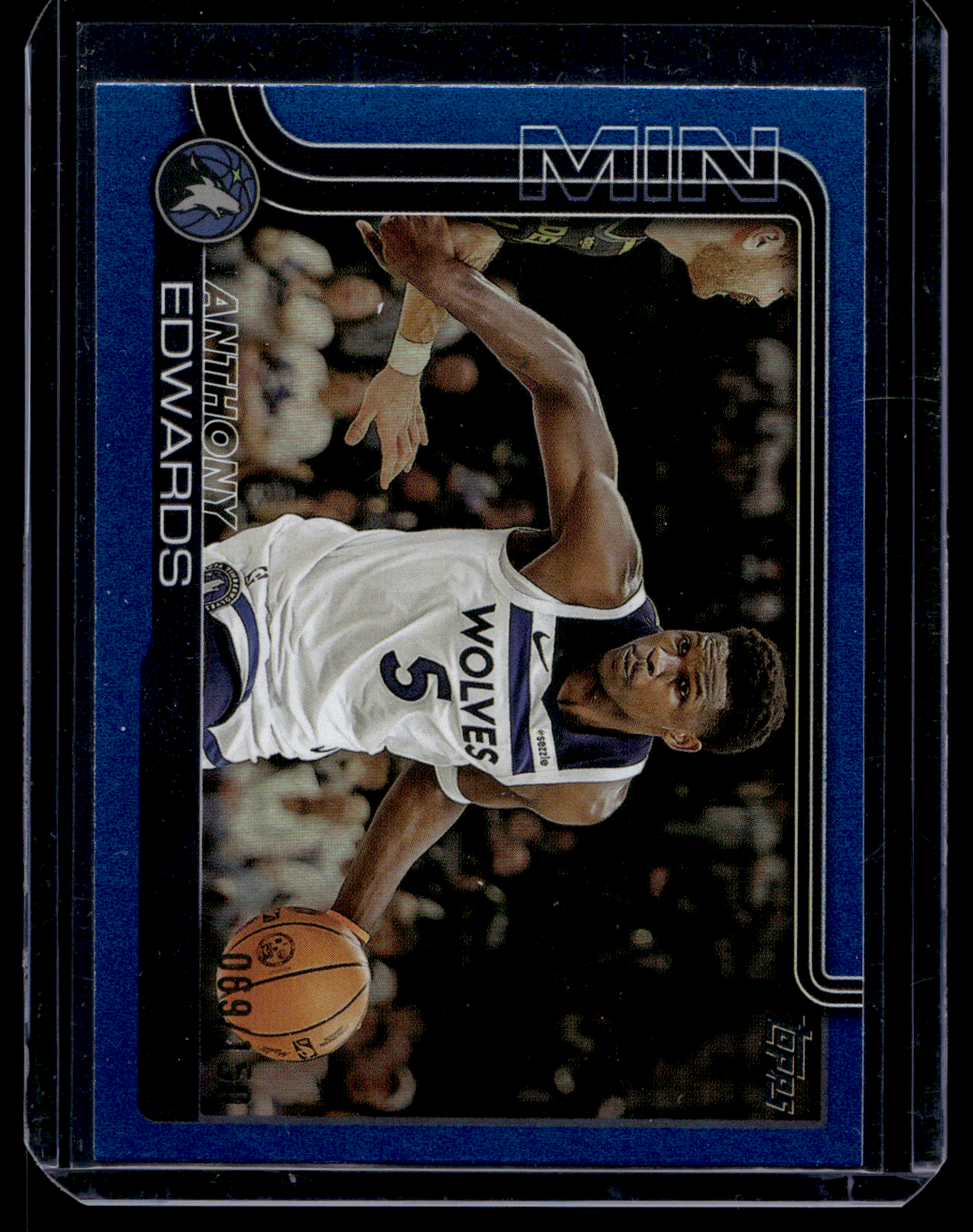 2025-26 Topps - Blue Holo Foil - Anthony Edwards #108 /150